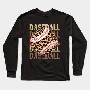 Baseball Baseball Baseball Baseball Baseball Long Sleeve T-Shirt